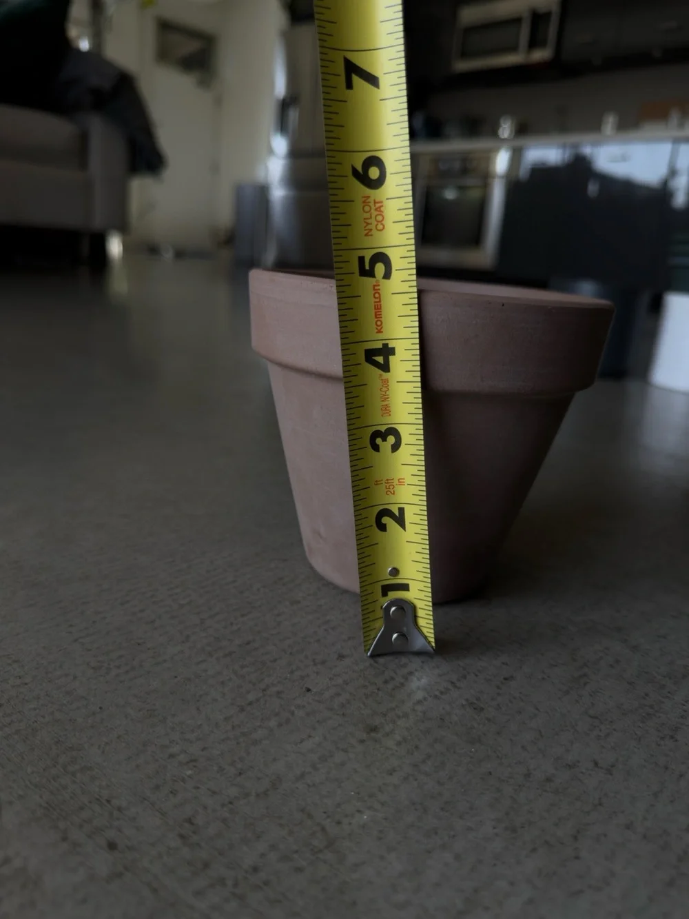 IKEA / Small Terracotta Planter / Taupe